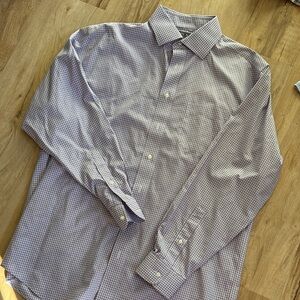Jos. A. Bank Lavender Check Dress Shirt